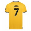 Wolves Pedro Neto #7 Hemmatröja 2023-24 Korta ärmar